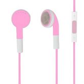 Fone de ouvido rosa