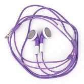 Fone de ouvido roxo